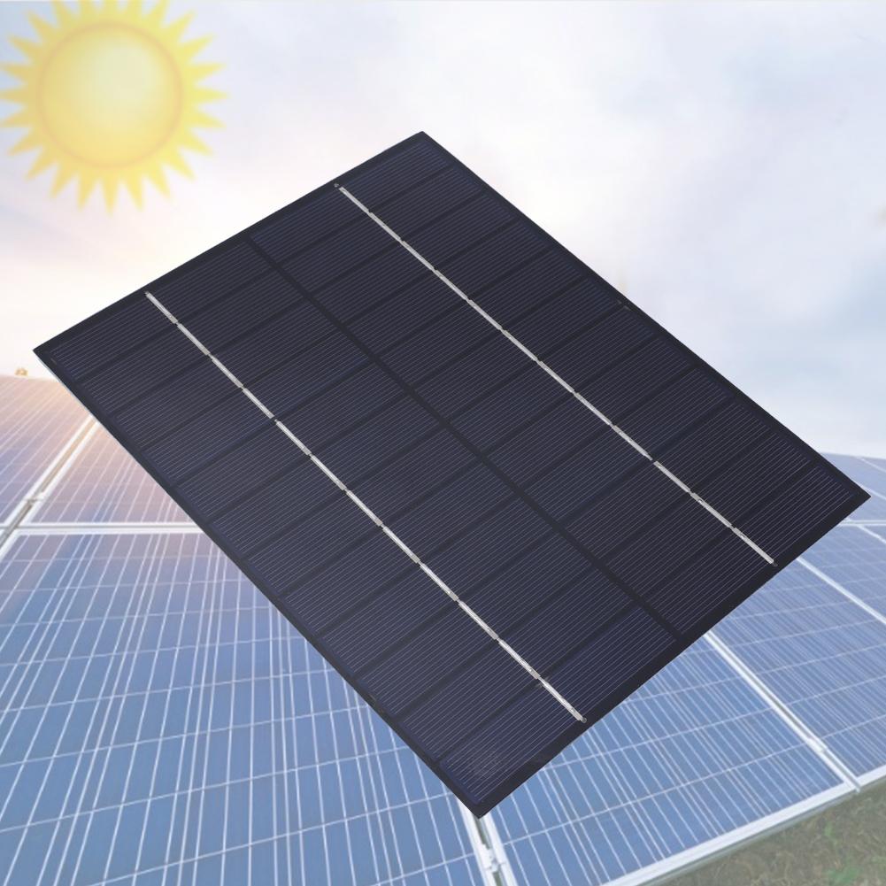 6,5 W 12 V 5 V Tragbares Solarmodul für Handy-Solarenergie-Batteriestrom-Autoladegerät