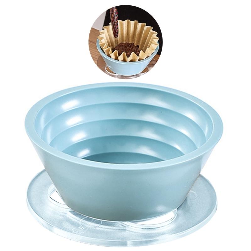 Překapávač na kávu Pour Over Pomalý kapací kávový filtr Kávovar Pour Over pro přípravu jedné šálku Vychutnávání Příslušenství
