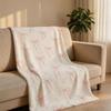 Pink Bow Set Throw Short Plush Throw Blanket Soft Skin-Friendly Multi-Scene Home Office