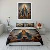 Religious figure with halo. Bedding sets Duvet cover sets Duvet covers Pillowcases(1 * Duvet Cover 2 * Pillowcases without duvet insert)