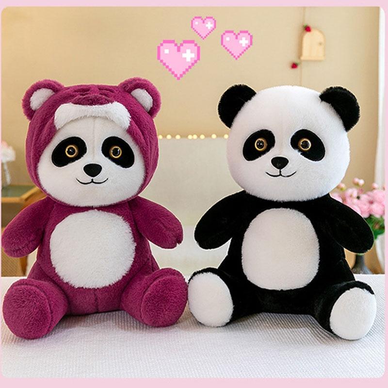 Cute Panda Plush Toy For Girls Perfect Birthday Gift Or Opening Event Present 40cm 0.5kg
