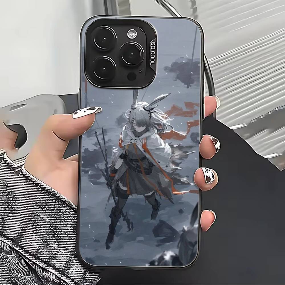 Game Arknights Phone Case For iPhone 17,16,15,14,13,12,11 Plus,Pro Max,XS,Colorful Silver Phone Case Funda Cover