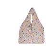 Magic Stretch Bubble Pleated Tote Bag Reusable Washable Multifunctional Shopping Bag for Travel Daily Use