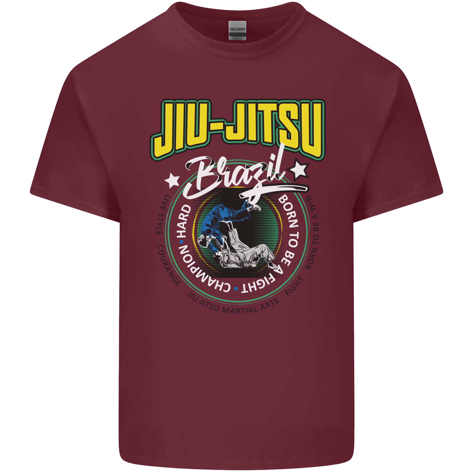 Jiu Jitsu Brazilian MMA Mixed Martial Arts Unisexs Light Cotton TShirt S