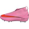 Mercurial Vapor 16 Comfortable Non-Slip Shock Absorbing Durable Mid-Top Kids Soccer Shoes Bright Pink Kids Soccer Shoes FQ8308-600