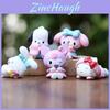Adorable Sitting Kt Cat Pvc Collectible Figure Ideal For Cake Decoration And Mini Display