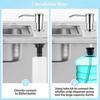 Kitchen Soap Dispenser Chrome Countertop Soap Dispenser for Kitchen Sink, Built in Sink Soap Dispen