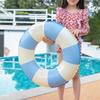 75/85cm Retro Float Easy Inflatable Swimming Pool Ring with Handle for Child 4+