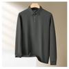 STORN Men's Waffle Long Sleeved POLO Shirt Spring Autumn Casual Top