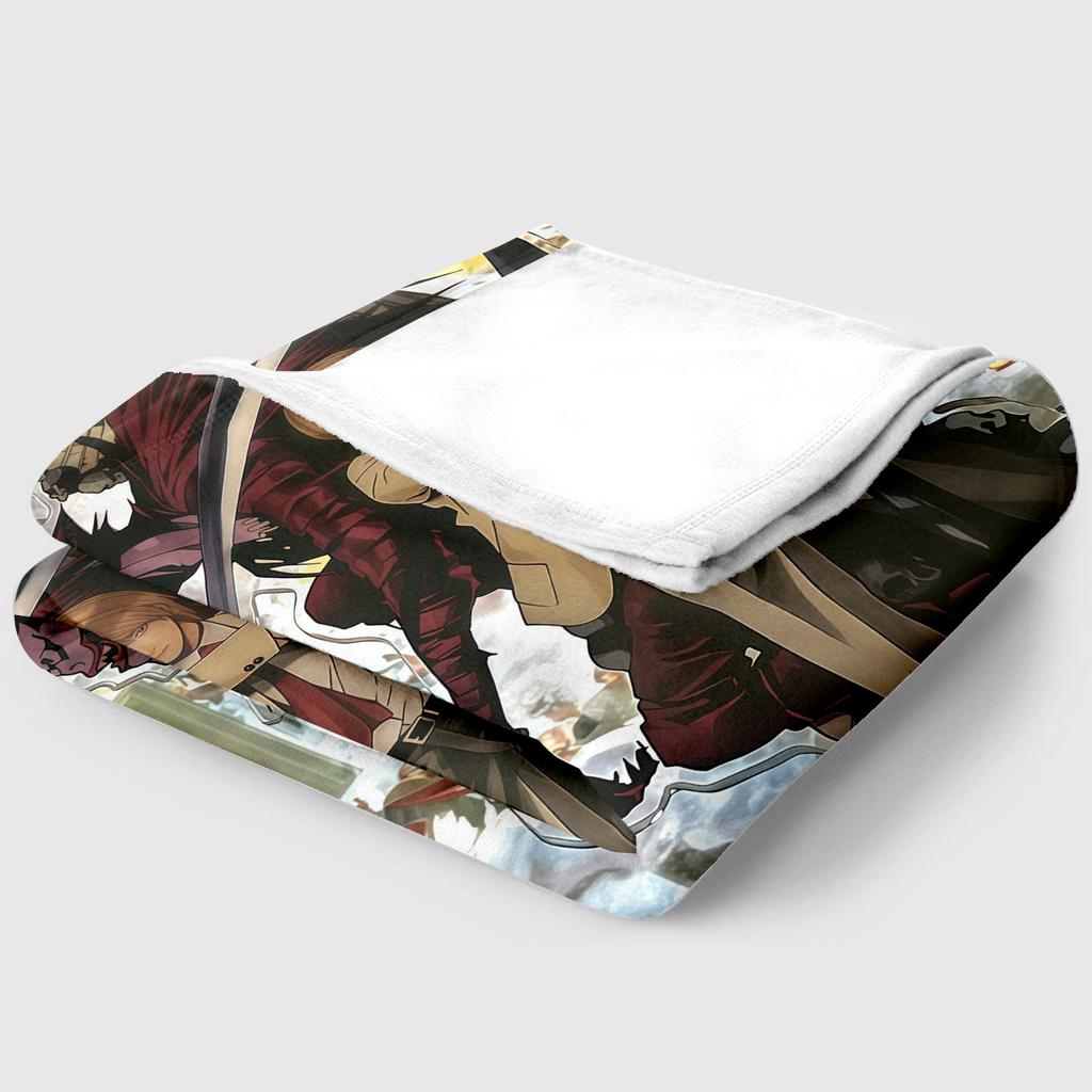 Yagami & Ryuk with Scythe Print thin Flannel Blanket for Living Rooms,Sofas Blankets,Lunch Breaks,blankets fluffy