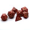 7-piece Dragon Pattern DND Dice Set, Multi Sided D4 D6 D8 D10 D12 D20 Dices Ideal Gift for Desktop Games, Birthdays, and Festiva