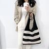 Knitted Shoulder Bags for Women Hollow Woven Crochet Bag Knitting Handbags Large Capacity Shopping Tote