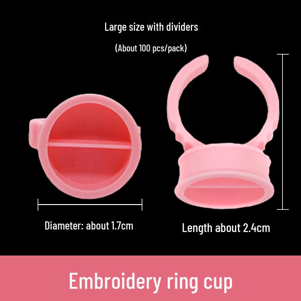 Microblading Pigment & Wimpernkleber Ringbecher Werkzeugset