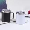 Double-layer Handle Mug Stainless Steel Thermos Cup Durable Insulated Water Bottle  Milk