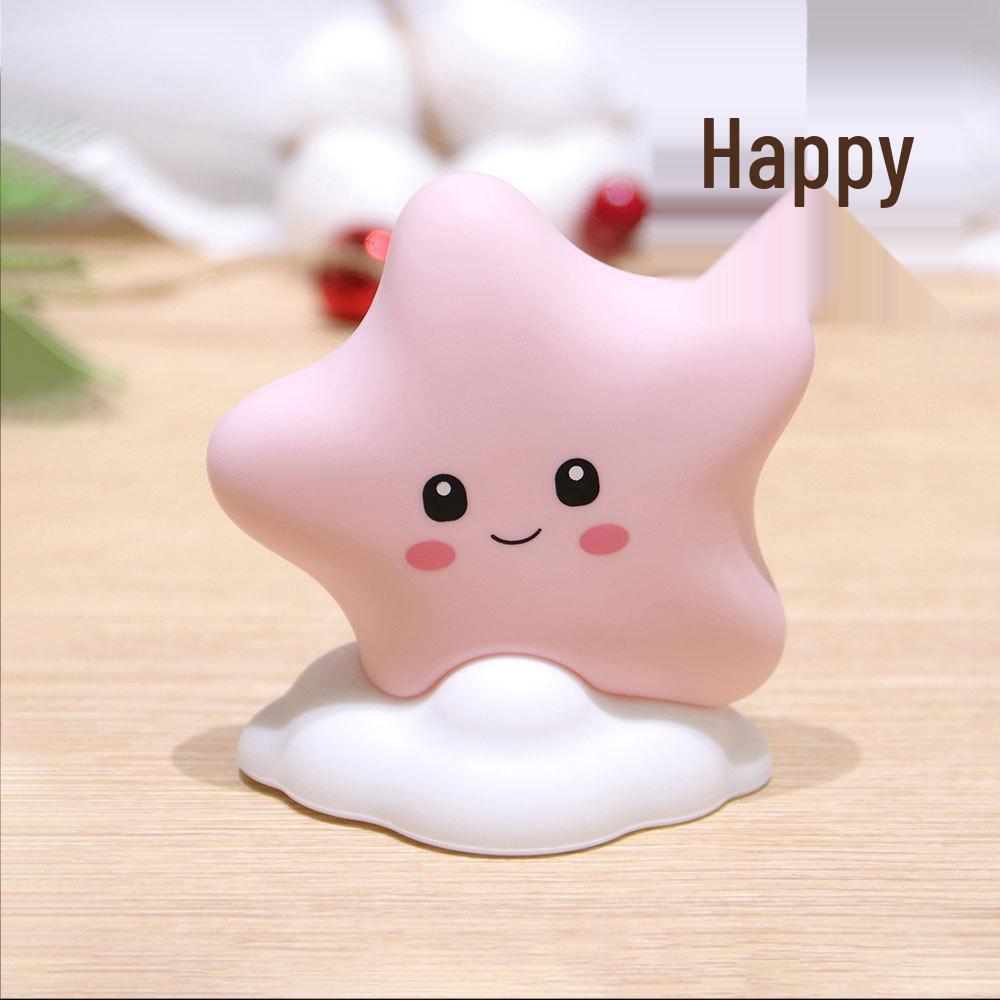 Multi-color USB Silicone Tap Light: Cartoon Kids' Night Light with Induction Sensor