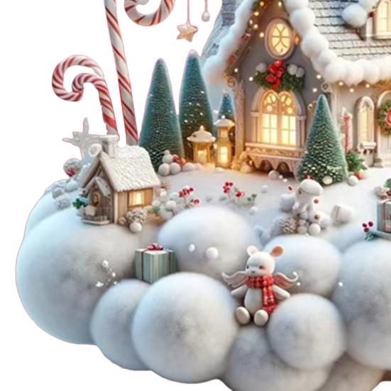 Kreativer Weihnachtsbaum Weihnachtsmann Acryl Hängeornament Autoanhänger Heimdekoration