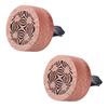 2 Pieces Car Vent Essential Oil Diffuser Air Freshener Odor Remover