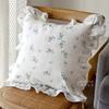 1PC Korean Style Cotton Daisy Ruffle Pillowcase,Skin-friendly Cushion Cover,Home Decor Sofa Pillows Cover, Couch Ornament