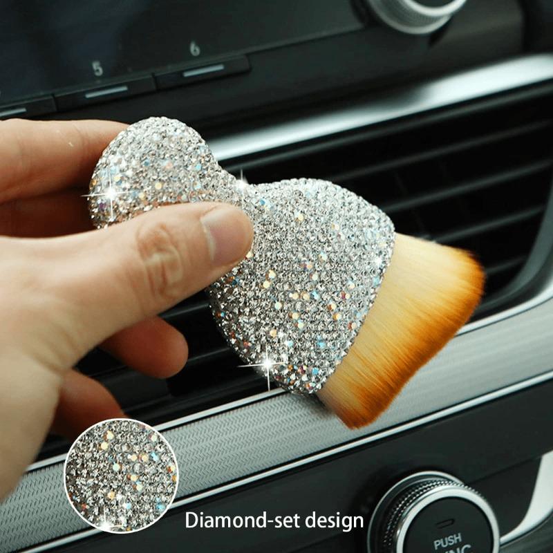 Car Interior Detailing Brush, Auto Interior Soft Hair Removal Brush,Car Cleaning Brush Interior Soft Bristles Detailing Brush Dusting Tool For Car