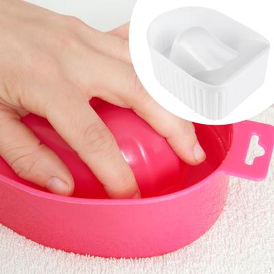 Manicure Hand Soak Bowl Tray, Gel Nail Remover Dish Color Removing Salon