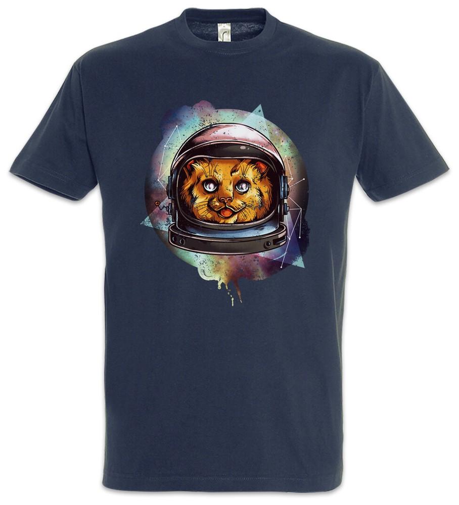 Space Cat I T-Shirt Astronaut Cats Love Space Planets Cosmos Addiction Fun