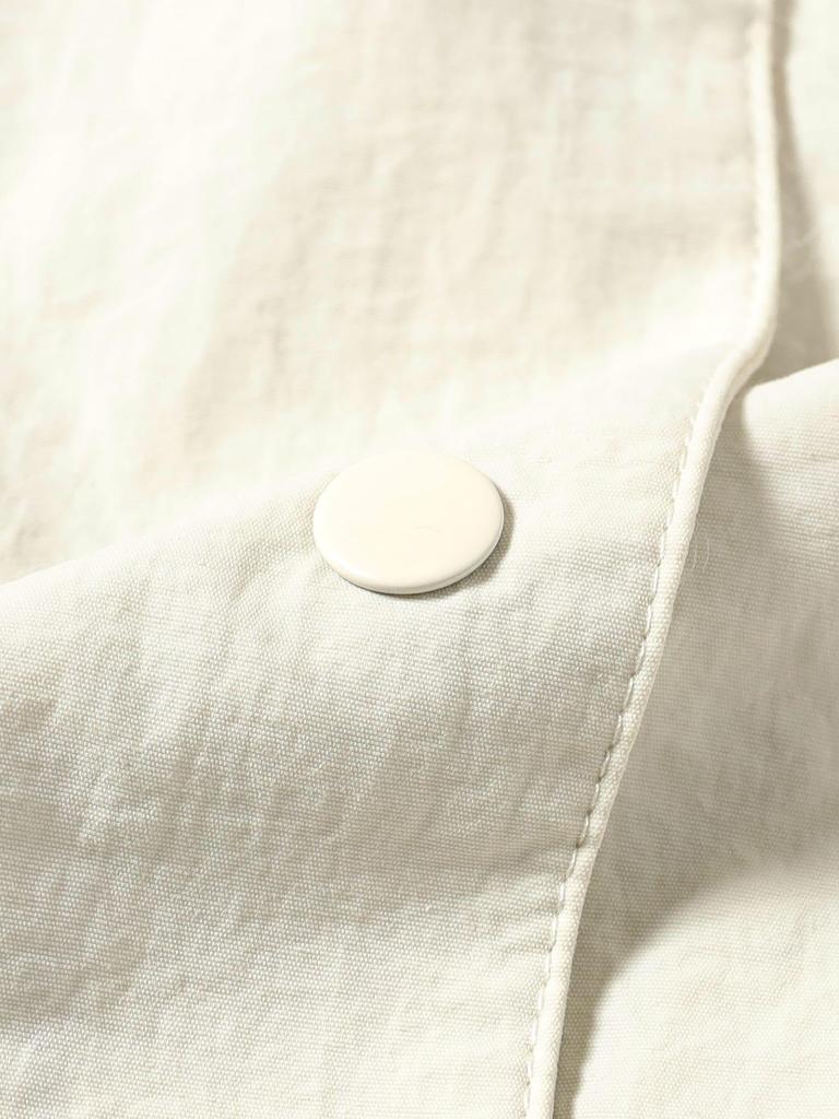 B:MING LIFE STORE by BEAMS Women's Water-Repellent Sleeveless Hoodie (S-M) IVORY M