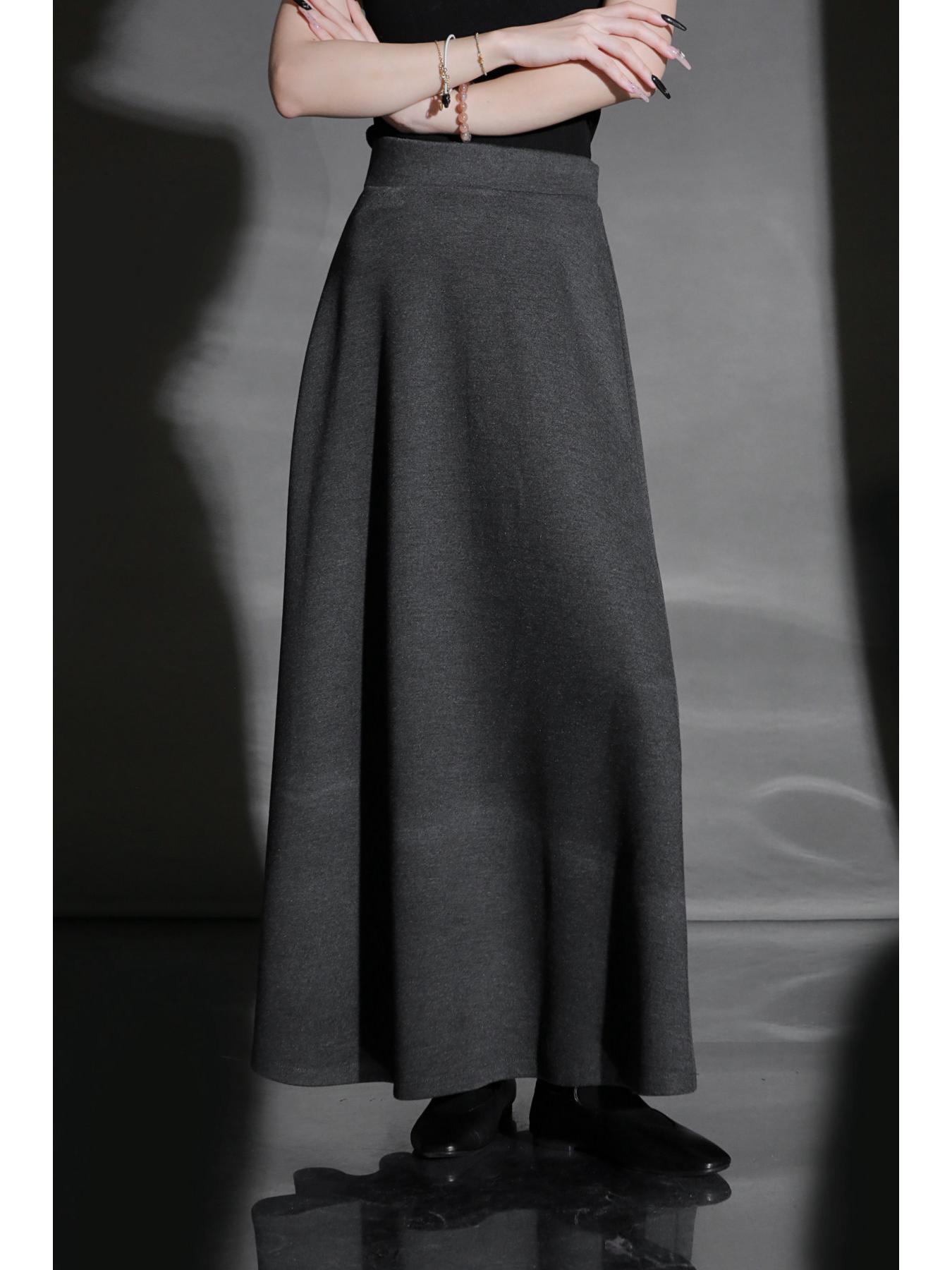 2025 Autumn/Winter Fishtail Slim-Fit Midi Skirt - High-End Versatile Women s Design L кофейный