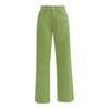 Women's High Waist Washed Women's Jeans Fashionable Versatile Straight Leg Pants