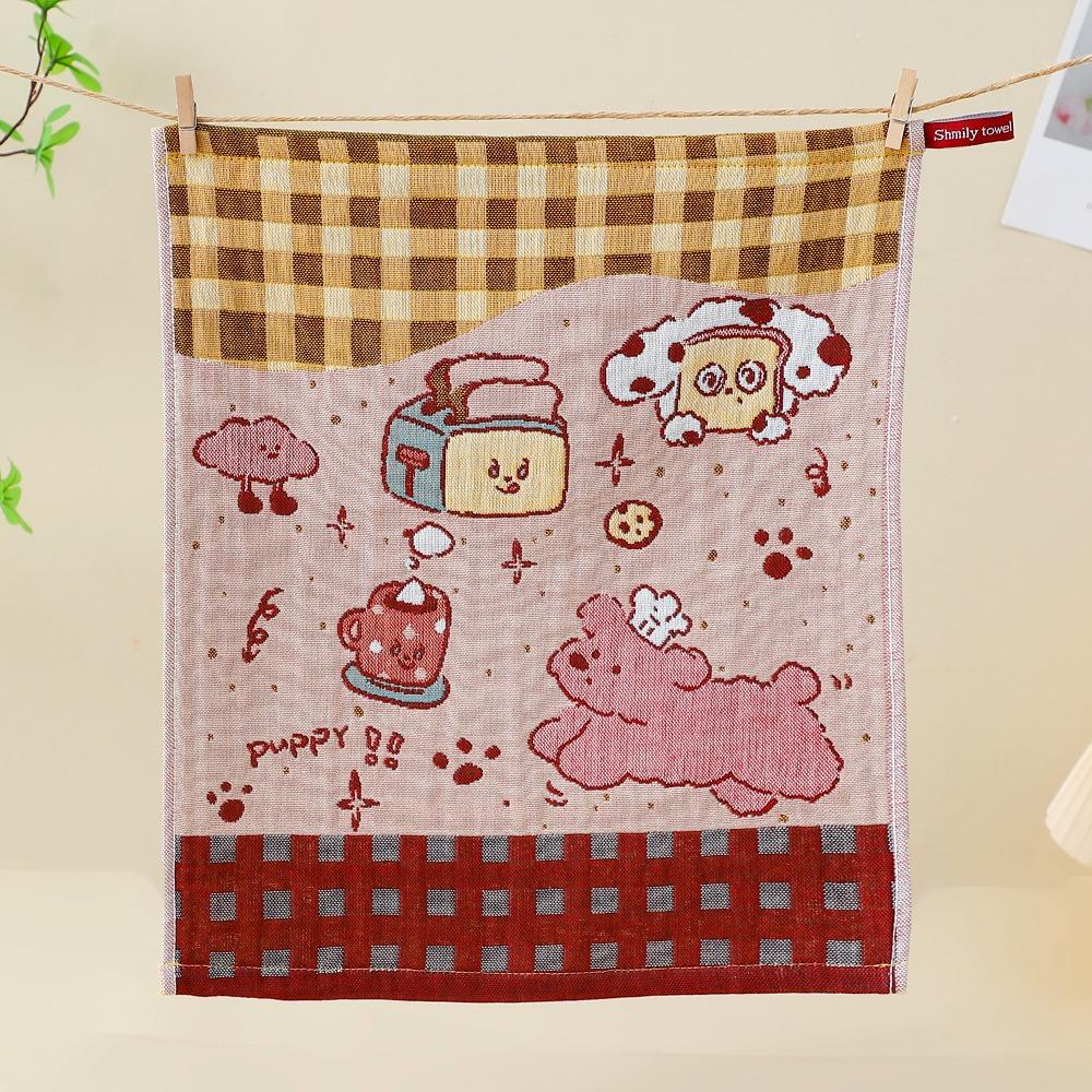 4 Layer Cotton Gauze Large Hand Towel 34x40cm Pure Cotton Dish Cloth Kitchen Towel Home Restaurant