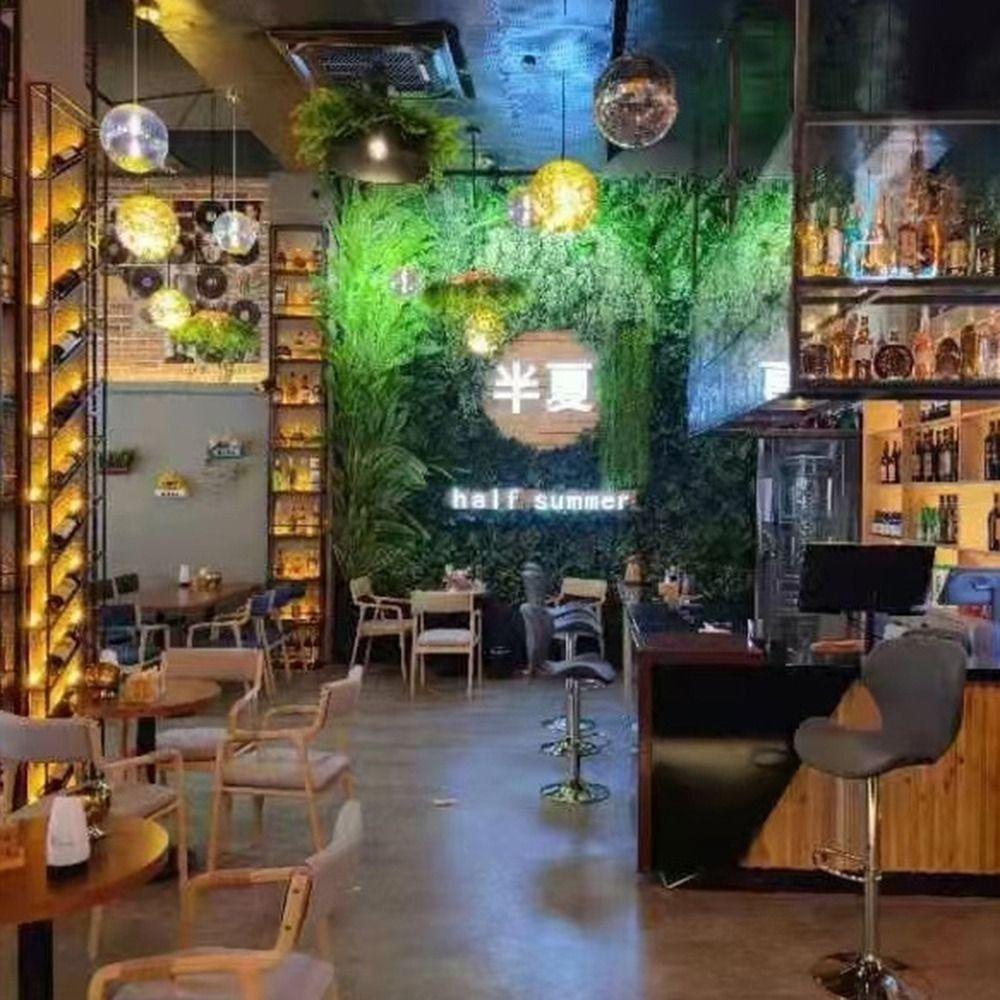 DIY Artificial Plant Wall Panel Flower Eternal Life Artificial Eucalyptus Carpet Green No Watering Simulation Maple Plant Sheet