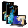 PU Leather Tablet Case for Samsung Galaxy Tab S4 10.5-11 Styles! Durable, with 2 Stand Slots, Pencil Holder & Card Slots, Flexible TPU Back Cover