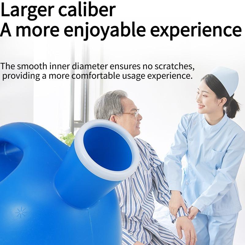 1PC Hospital Ml Urinal for Men, Thickened Large Capacity 3000ML Chamber Pot with Lid Urinator for the Elderly, Bed Care Urinal for Men