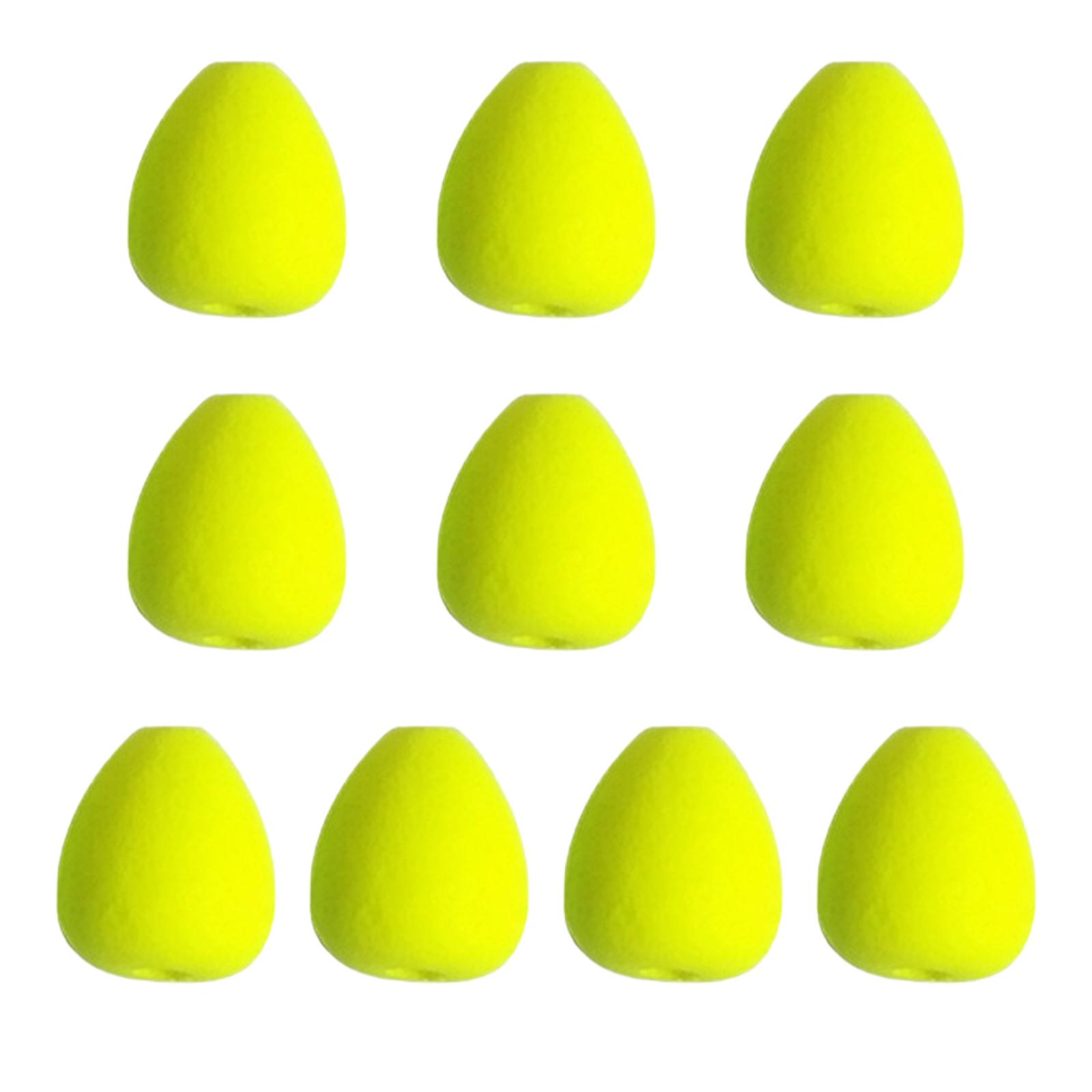 

10 шт./50 шт. Пенопластовые поплавки Овальные Индикаторы поклевки для нахлыста Поплавки для оснасток для помпано Яркого цвета Поплавки для оснасток для рыбалки на форель 1 жёлтый