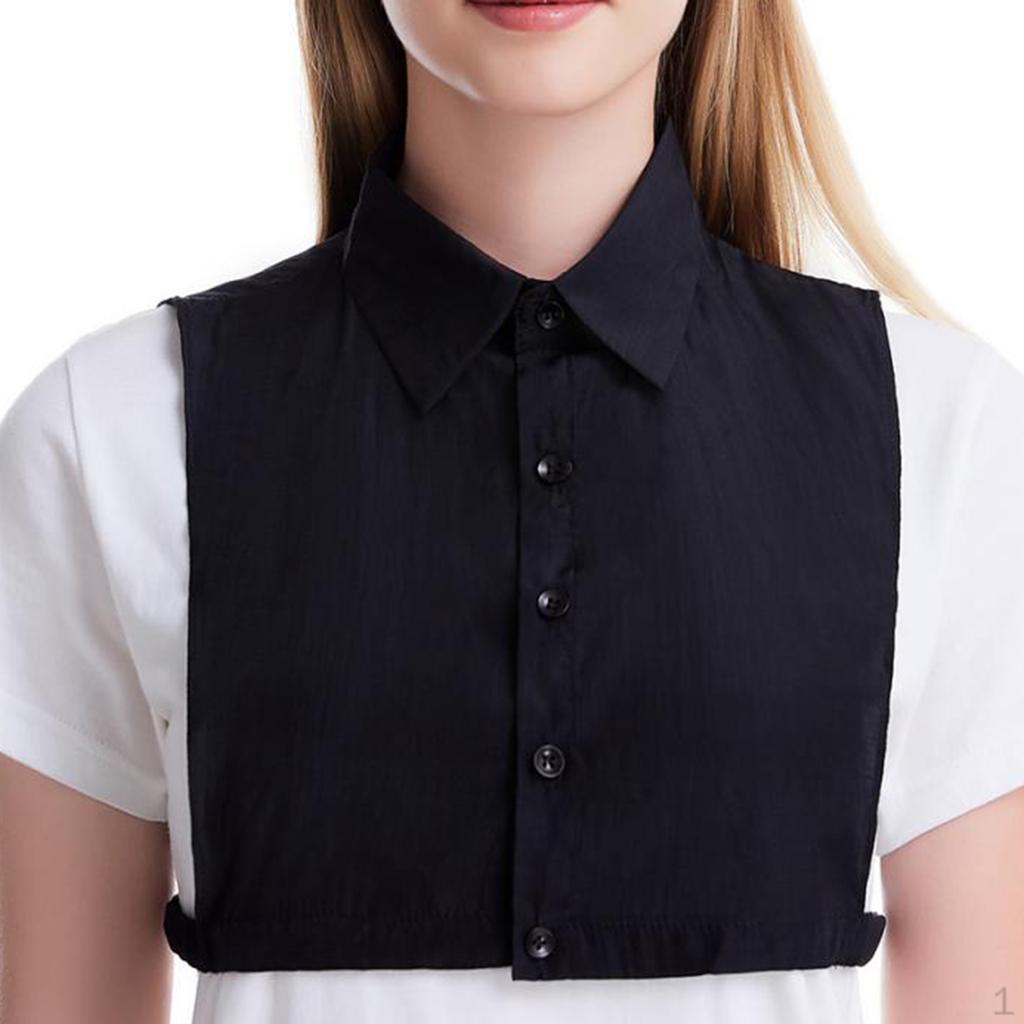 Съемная вставка в блузку в виде ложного ожерелья