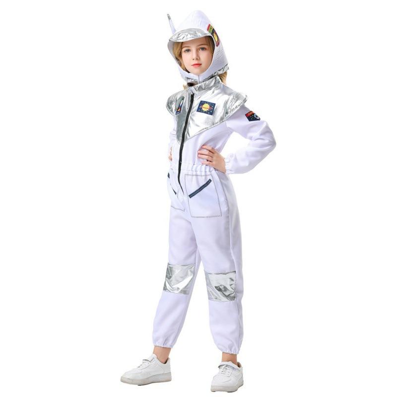 

Детский костюм космонавта для выступлений в детском саду, на Хэллоуин, праздничную вечеринку, для выступлений 150cm