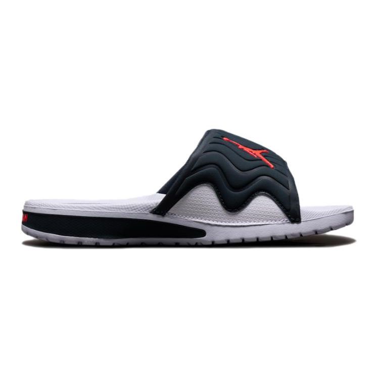 Jordan Casual Comfortable Non-Slip Wear-Resistant Outdoor Slippers Kids Footwear White Black 705171-023