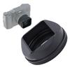 Metal Lens Hood Fit for Fuji X-E5 0VI Aluminium Alloy Retro Black Magnetic Camera Lens Shade