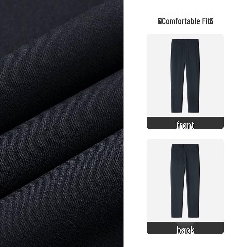 MONTAGUT Men's Summer Lightweight Stretch Casual Trousers