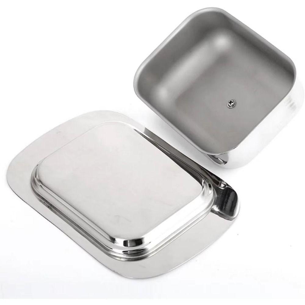 Food Grade Butter Tray with Lid Butter Storage Box Retro Cheese Container Kitchen Use