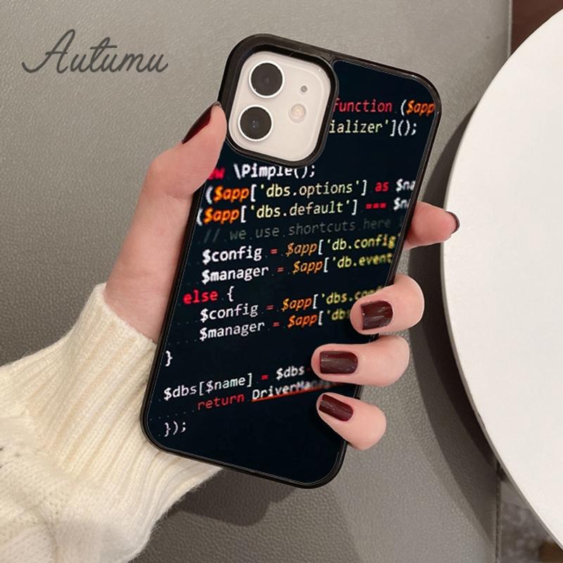 Function Computer program Phone Case for iPhone 11 12 13 14 Pro Max mini XR XS SE 2020 6S 7 8 Plus Samsung Galaxy S21 S22 Cover