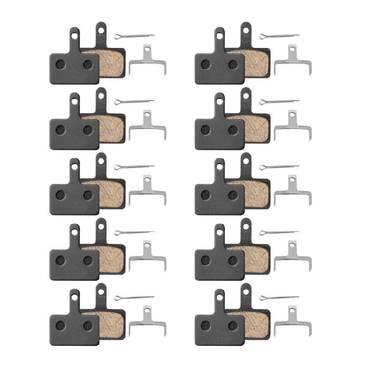 10Pair Universal Mountain Bike Brake Pad Low Noise Cycling Brake Pad Resin Bicycles Bike Disc Brake Pad Easy To Use