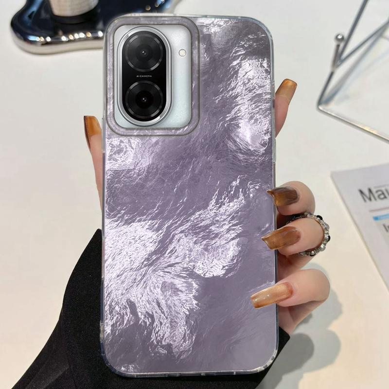 Gradient Glacier Texture Girls Case For Xiaomi Redmi 14C 13C 10 9A 9C Note 14 13 12 11 10S 9 8 Pro Plus A5 A4 A3 A2 A1 Cover
