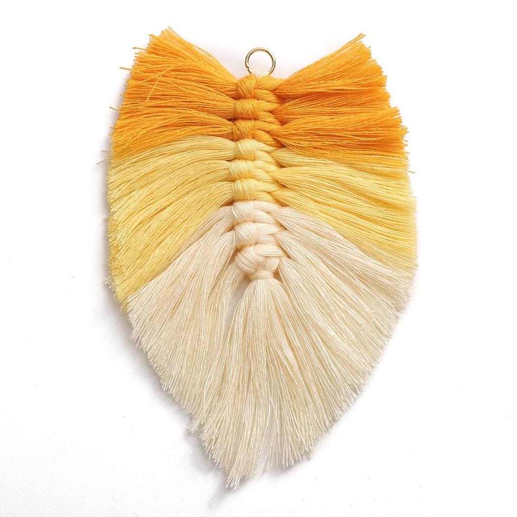 Tassel Woven Pendant Charm for DIY Bag Keychain Accessories