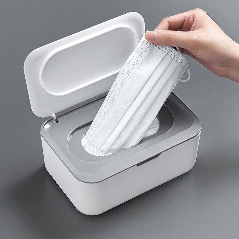 Large Capacity Wet & Dry Wipes Box - Creative, Sealed Storage for Tissues and Dust Masks