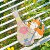 Colorful Acrylic Mini Vase Fridge Magnet Cat Whiskers Collection Ornaments Cat Hair Display Home Office Decor Party Gift
