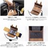 DEGNER SB-91 Vintage Design Leather Combination Leather ETC Case for Separate Antenna ETC Brown