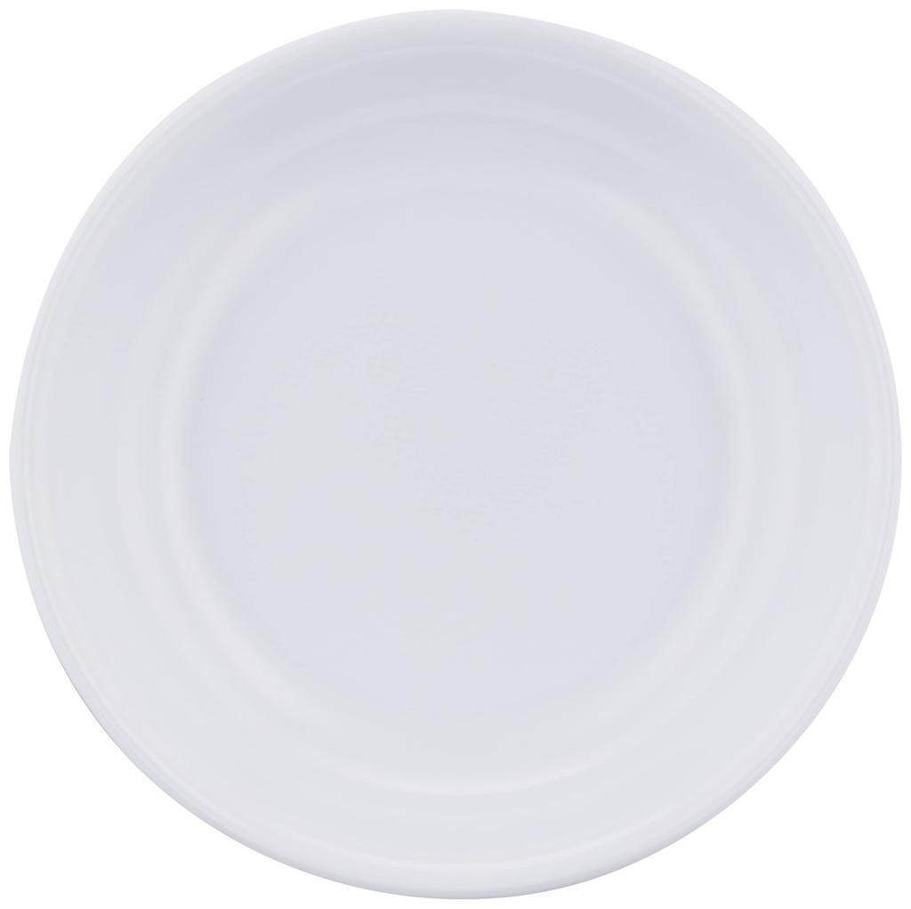 Nagao Unbreakable White Dishware, Medium Plate, 15cm, Made in Japan, No. 48