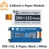 2.66inch E-Paper E-Ink Display Module For Arduino / Raspberry Pi / STM32