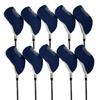 10Pcs Golf Head Headcovers with Window Display, Neoprene Golf Iron Head Covers