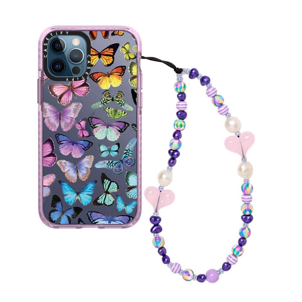 KKBEAD Portable Pendant with High-End Soft Clay Printed Beads for Mobile Phones - Star Style